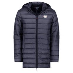 Kurtka męska GEOGRAPHICAL NORWAY Amigomap Long Hood DB Navy. Niebieskie kurtki męskie Geographical Norway, m, bez wzorów, sportowe. Za 159.00 zł.