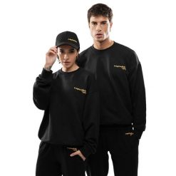 Męska bawełniana bluza Rayo Club Lifestyle Siroko RC Ready Black. Czarne bluzy bez kaptura męskie SIROKO, m, z bawełny. Za 253.00 zł.