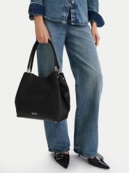 Nine West Torebka CEO-Olira-LDA8566 Czarny. Czarne torebki klasyczne damskie Nine West, bez wzorów, z materiału, bez dodatków. Za 199.99 zł.