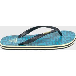 Guess Jeans - Japonki. Niebieskie klapki i japonki męskie Guess Jeans, z gumy. W wyprzedaży za 79.90 zł.