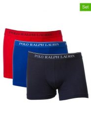 Ralph Lauren Underwear Bokserki (3 pary) w kolorze granatowym, niebieskim i czerwonym rozmiar: S. Czerwone bokserki męskie Ralph Lauren Underwear, bez wzorów. Za 165.71 zł.