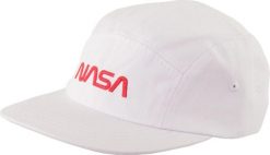 Czapka 8527 K1x x NASA z bawełnianej tkaniny skośnej, one size, biała. Białe czapki męskie K1X, bez wzorów, z bawełny, sportowe. Za 144.99 zł.
