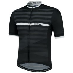 Koszulka rowerowa męska Rogelli STRIPE. Białe t-shirty sportowe męskie Rogelli, m, bez ramiączek, rowerowe. W wyprzedaży za 205.00 zł.