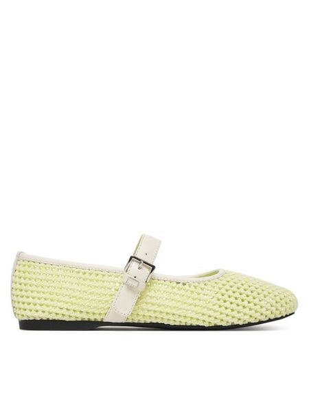 Tommy Jeans Baleriny Tjw Knitted Ballerina EN0EN03030 Biały. Białe baleriny damskie Tommy Jeans, bez wzorów, z jeansu, bez obcasa. Za 409.99 zł.