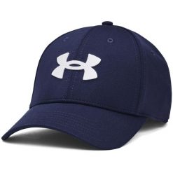 Czapka z daszkiem Under Armour Blitzing. Białe czapki męskie Under Armour, bez wzorów, sportowe. Za 77.99 zł.