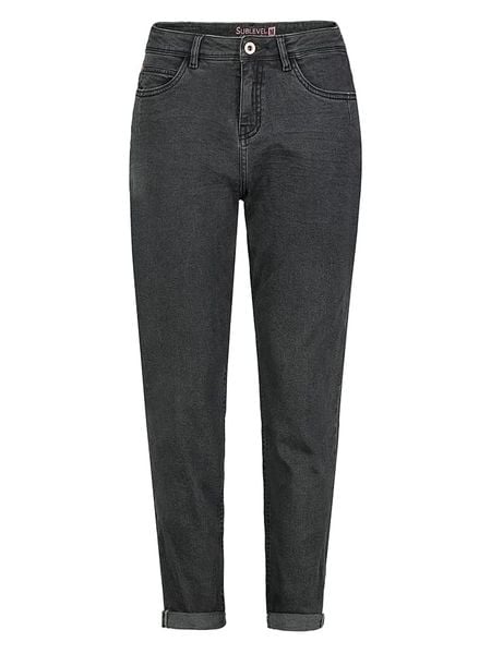 Sublevel Dżinsy - Mom fit - w kolorze czarnym rozmiar: M. Czarne jeansy damskie Sublevel. Za 154.07 zł.