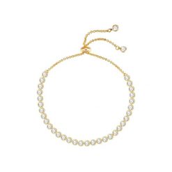 Lulu & Jane Bransoletka z mosiadzu w kolorze zlotym z cyrkonia Bransoletki 1 ct Damski. Żółte bransoletki damskie Lulu & Jane, z mosiądzu. Za 209.99 zł.