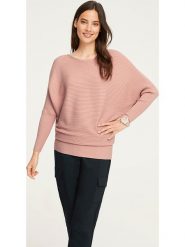 Heine Sweter w kolorze szaroróżowym rozmiar: 40/42. Różowe swetry klasyczne damskie Heine, bez kołnierzyka. Za 57.06 zł.