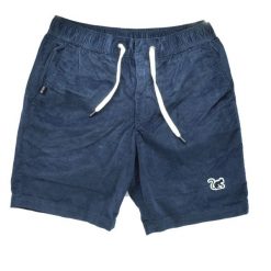 Szorty sztruksowe/klasyczne – dla dorosłych – organiczne (niebieskie). Niebieskie szorty damskie SURF MONKEY, bez wzorów, z bawełny, klasyczne. Za 349.95 zł.