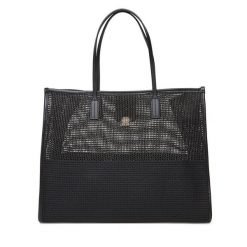 Torebka Tommy Hilfiger. Czarne torebki klasyczne damskie Tommy Hilfiger, bez wzorów, bez dodatków. Za 519.99 zł.