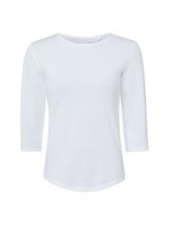 Franco Callegari koszulka z długim rękawem Kobiety Bawełna biały, M. Białe t-shirty damskie Franco Callegari, m, bez wzorów, z bawełny, bez kołnierzyka. Za 89.95 zł.