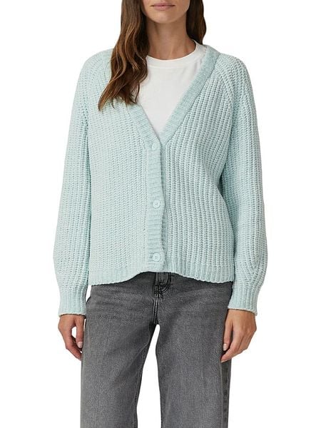 S.Oliver Kardigan w kolorze turkusowym rozmiar: 34. Niebieskie kardigany damskie S.Oliver, s, bez wzorów. Za 96.37 zł.