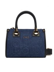 Liu Jo Torebka S Satchel AF5163 D0001 Granatowy. Niebieskie torebki klasyczne damskie Liu Jo, bez wzorów, z materiału, bez dodatków. Za 669.99 zł.