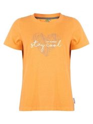 Roadsign Koszulka w kolorze pomarańczowym rozmiar: M. Pomarańczowe bluzki damskie Roadsign, m, bez wzorów, z bawełny, bez kołnierzyka, bez ramiączek. Za 30.99 zł.