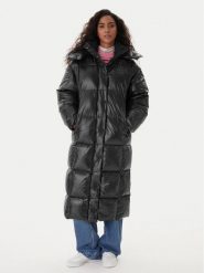 Tommy Jeans Kurtka puchowa Alaska DW0DW21615 Czarny Relaxed Fit. Czarne kurtki damskie Tommy Jeans, l, bez wzorów, z jeansu, bez kaptura. Za 1,599.00 zł.