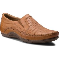 Półbuty LASOCKI FOR MEN MI07-A688-A489-04. Brązowe półbuty męskie Lasocki For Men, ze skóry, bez zapięcia. Za 179.99 zł.