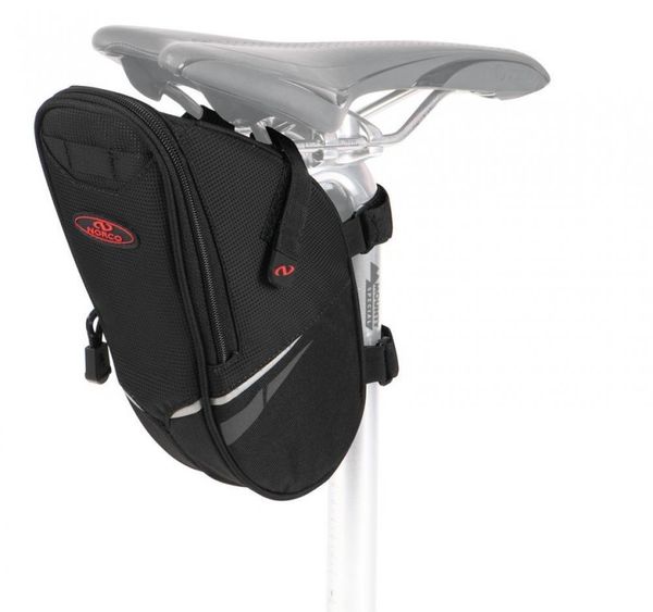 Torba podsiodłowa NORCO Utah 1,5 l czarna. Czarne torebki klasyczne damskie NORCO, bez wzorów, z nylonu, bez dodatków. Za 254.75 zł.