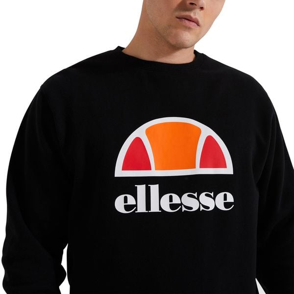Bluza treningowa męska Ellesse Perc Sweatshirt. Czarne bluzy bez kaptura męskie Ellesse, m. Za 159.99 zł.