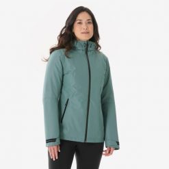 Kurtka turystyczna damska zimowa Quechua MH500 3w1 -8°C wodoodporna. Brązowe kurtki damskie QUECHUA, na jesień, m, z kapturem. Za 579.99 zł.