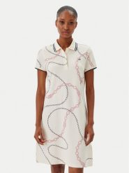 Tommy Hilfiger Sukienka codzienna WW0WW45532 Beżowy Regular Fit. Brązowe sukienki damskie Tommy Hilfiger, na co dzień, xs, bez wzorów, z bawełny, bez kołnierzyka, bez ramiączek, proste. Za 569.99 zł.