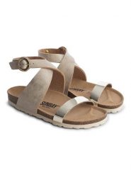 Sunbay Sandały "Dawa" w kolorze beżowym rozmiar: 40. Brązowe sandały damskie Sunbay, bez wzorów, bez obcasa. Za 134.95 zł.