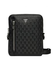 Guess Saszetka HMTODEP5118 Czarny. Czarne saszetki męskie Guess, ze skóry. Za 219.99 zł.