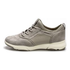 Geox tenisówki damskie Nebula S 40 szare. Szare trampki i tenisówki damskie Geox, bez wzorów, z zamszu. W wyprzedaży za 359.00 zł.
