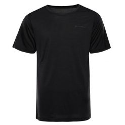 Koszulka męska sportowa szybkoschnąca Alpine Pro Mareth. Czarne t-shirty sportowe męskie Alpine Pro, l, z elastanu, bez ramiączek, do biegania. Za 149.00 zł.