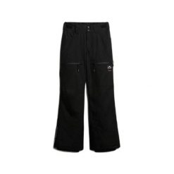 Spodnie narciarskie dla kobiet Superdry Ultimate Freestyle. Czarne spodnie materiałowe damskie Superdry., bez wzorów, sportowe. Za 892.50 zł.