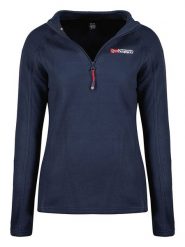 Geographical Norway Bluza polarowa "Tug" w kolorze granatowym rozmiar: L. Niebieskie bluzy bez kaptura damskie Geographical Norway, l, z polaru. Za 74.63 zł.