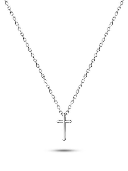 Uomo Srebrny naszyjnik z zawieszką - dł. 55 cm rozmiar: onesize. Szare biżuteria dla mężczyzn Uomo, srebrne. Za 100.52 zł.