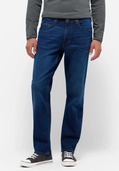 Męskie Spodnie Jeansowe Mustang Style Washington Straight Denim Blue 1015885 5000 802. Niebieskie spodnie materiałowe męskie Mustang, bez wzorów, z denimu. Za 219.99 zł.