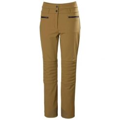Spodnie narciarskie dla kobiet Helly Hansen Avanti Stretch 2.0. Brązowe spodnie materiałowe damskie Helly Hansen, bez wzorów, sportowe. Za 1,112.50 zł.
