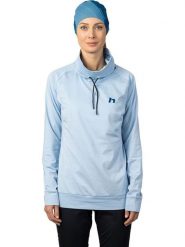 Hannah Koszulka funkcyjna "Taura" w kolorze błękitnym rozmiar: 40. Niebieskie bluzki sportowe damskie Hannah, bez wzorów, z materiału, bez ramiączek. Za 173.99 zł.