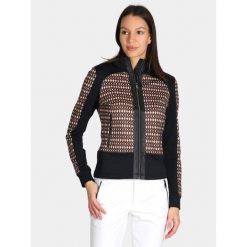 Sweter damski Luhta Ounastunturi. Brązowe swetry klasyczne damskie Luhta, z polaru, bez kołnierzyka. Za 429.00 zł.