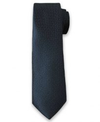 Oryginalny Krawat Męski w Drobny Wzorek - 6 cm - Alties, Atramentowy. Niebieskie krawaty i muchy męskie Alties, bez wzorów, z tkaniny, eleganckie. Za 49.00 zł.