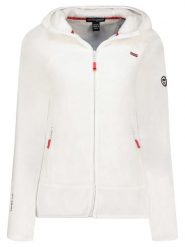 ANAPURNA Kurtka polarowa "Uternel" w kolorze białym rozmiar: L. Białe kurtki damskie ANAPURNA, l, z aplikacjami, z polaru, bez kaptura. Za 104.64 zł.