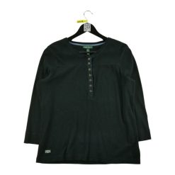Second life - Długi rękaw Damska Czarna Koszulka - Stan dobry. Czarne t-shirty damskie Ralph Lauren, bez wzorów, bez kołnierzyka. Za 84.56 zł.