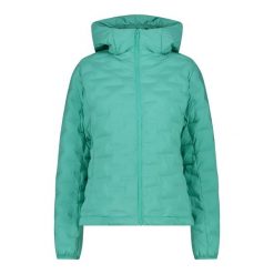 Damska kurtka z kapturem CMP. Niebieskie kurtki narciarskie i snowboardowe damskie CMP, bez wzorów, z puchu, z kapturem, narciarskie. Za 670.00 zł.