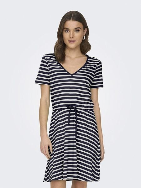 ONLY Sukienka w kolorze czarnym rozmiar: XS. Czarne sukienki damskie Only, na co dzień, xs, bez wzorów, z bawełny, bez kołnierzyka, bez ramiączek, mini, proste. Za 32.83 zł.