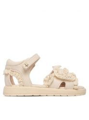 Mayoral Sandały 41745.44 Beżowy. Brązowe sandały dziewczęce Mayoral, ze skóry, bez zapięcia. Za 189.99 zł.