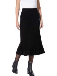 Heine Spódnica dzianinowa w kolorze czarnym rozmiar: 44. Czarne spódniczki damskie Heine, bez wzorów, z dzianiny, midi. Za 78.99 zł.
