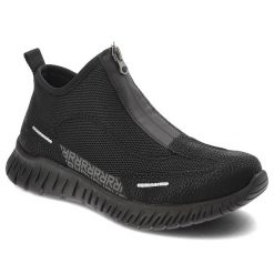 Czarne Półbuty Rieker Sportowe Obuwie Damskie Antistress. Czarne buty sportowe na co dzień damskie Rieker, bez wzorów, z materiału. Za 349.00 zł.