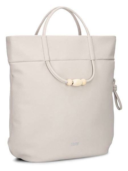 Zwei Torebka "Perla PE120" w kolorze szarym - 34 x 32 x 15 cm rozmiar: onesize. Szare torebki klasyczne damskie Zwei, bez wzorów, z materiału, bez dodatków. Za 184.89 zł.