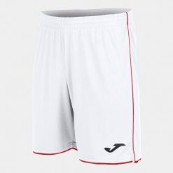 Spodenki do piłki nożnej męskie Joma Liga. Czarne szorty męskie Joma, bez kołnierzyka. Za 87.99 zł.