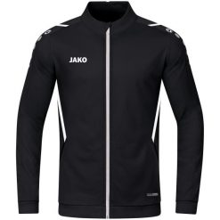 Kurtka damska Jako polyester Challenge. Białe kurtki damskie Jako, z aplikacjami, z dzianiny, bez kaptura. Za 163.40 zł.