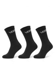 Vans Skarpety długie VN000QBV Czarny. Czarne skarpetki damskie Vans, bez wzorów, z bawełny. Za 89.99 zł.
