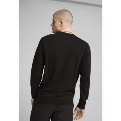 Męska bluza Essentials z logo No. 1 PUMA Black. Czarne bluzy bez kaptura męskie Puma, m, z gumy. W wyprzedaży za 139.00 zł.
