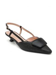 Sixth Sens Czółenka w kolorze czarnym rozmiar: 36. Czarne czółenka damskie Sixth Sens, bez wzorów, bez obcasa, na szpilce. Za 104.99 zł.