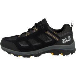 Buty trekkingowe męskie Jack Wolfskin Vojo 3 Texapore czarne. Czarne buty trekkingowe męskie Jack Wolfskin, z gumy, bez zapięcia, trekkingowe. Za 585.50 zł.